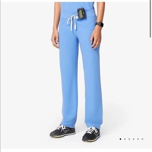FIGS Livingston™ Basic Scrub Pants Ceil Blue